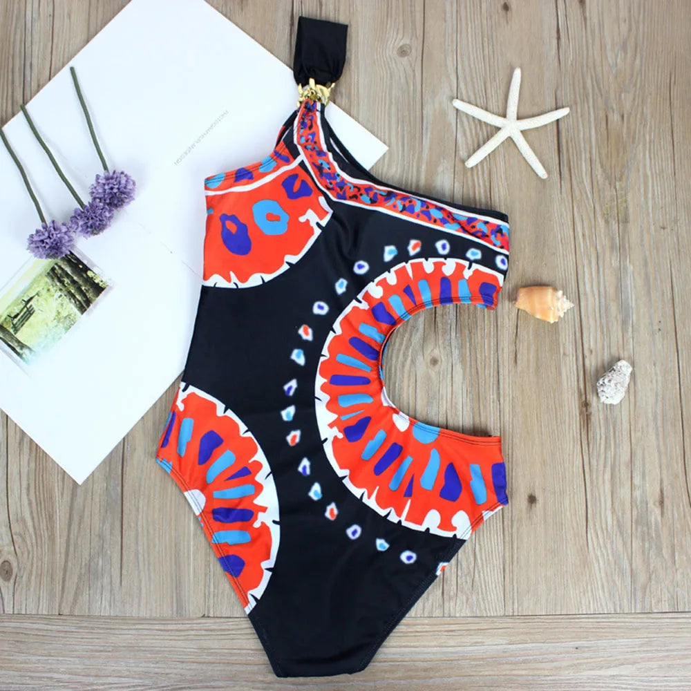 One Shoulder Monokini