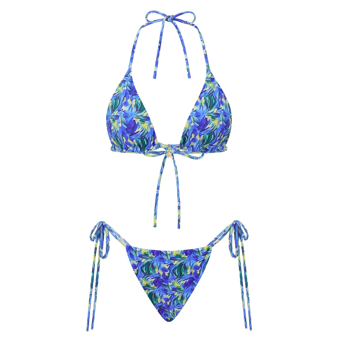Floral Halter Bikini Set Chic and Sexy