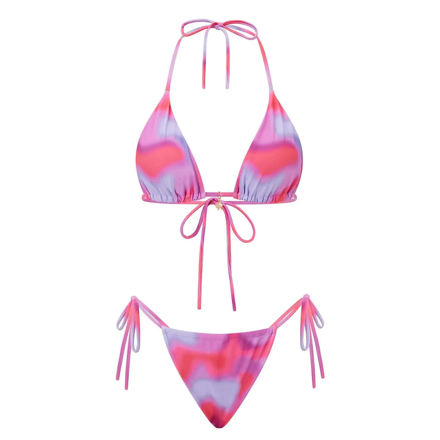 Floral Halter Bikini Set Chic and Sexy