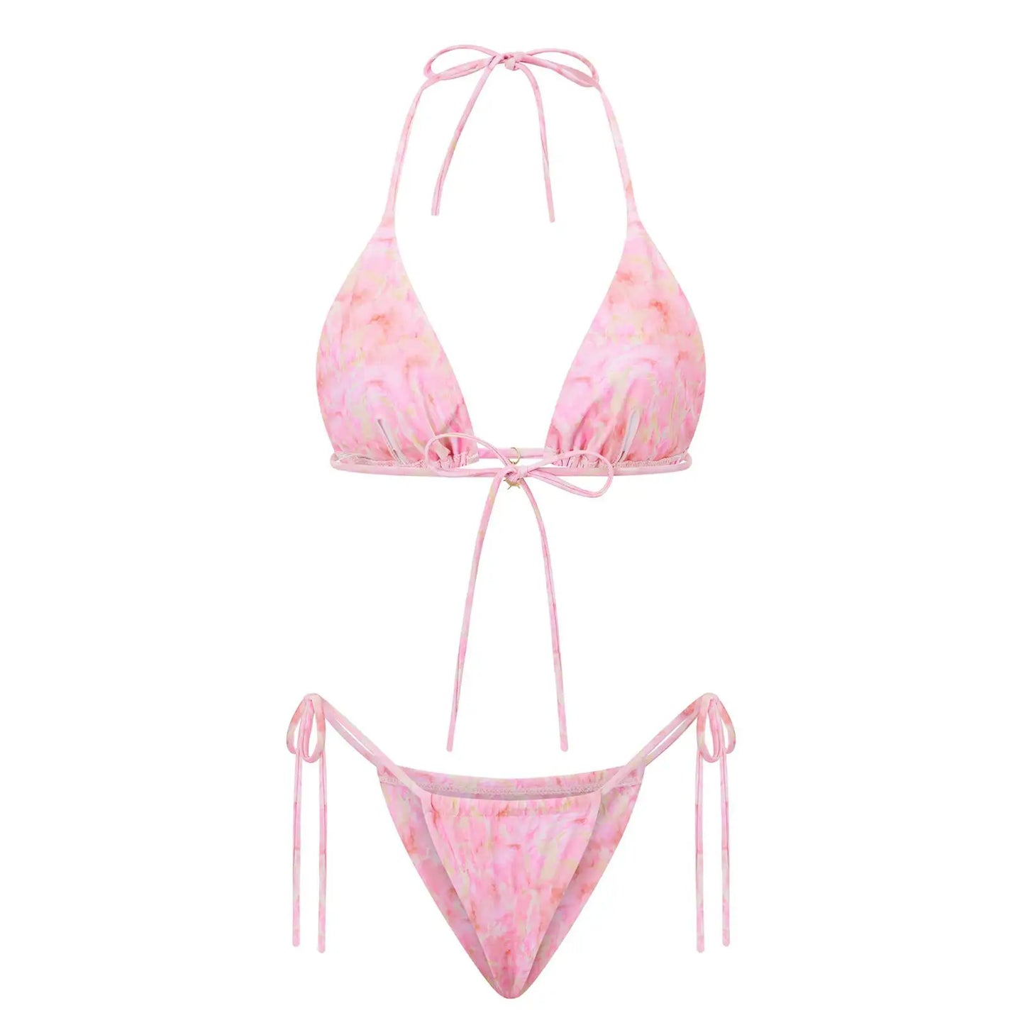 Floral Halter Bikini Set Chic and Sexy