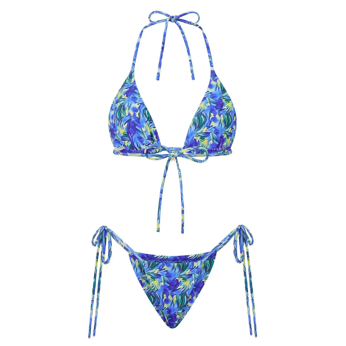 Floral Halter Bikini Set Chic and Sexy