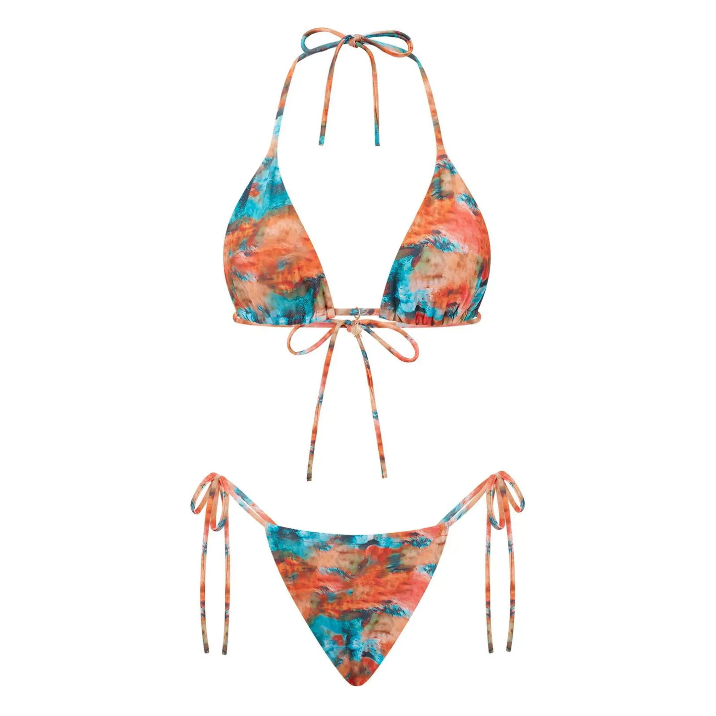 Floral Halter Bikini Set Chic and Sexy