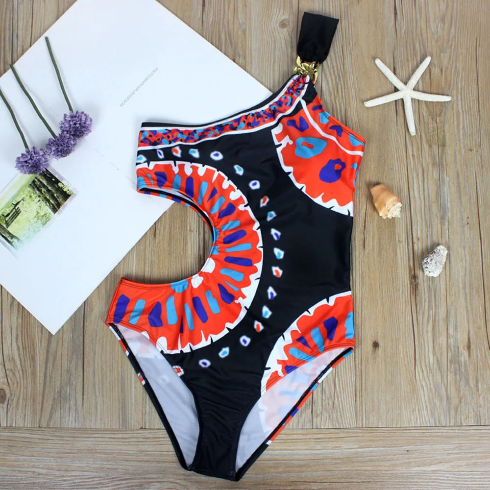 One Shoulder Monokini