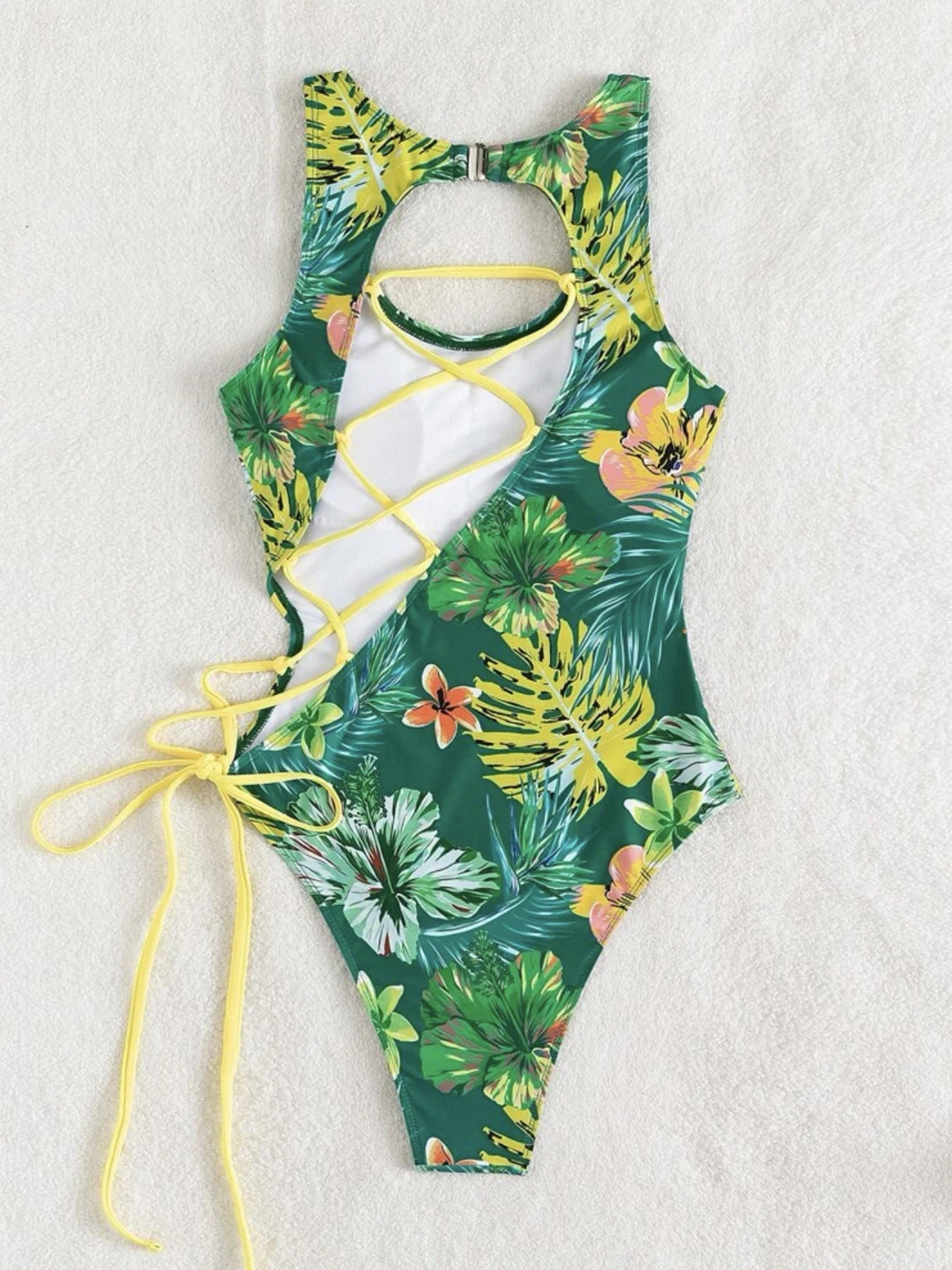 Sexy Bandage One-Piece Beachwear for Women