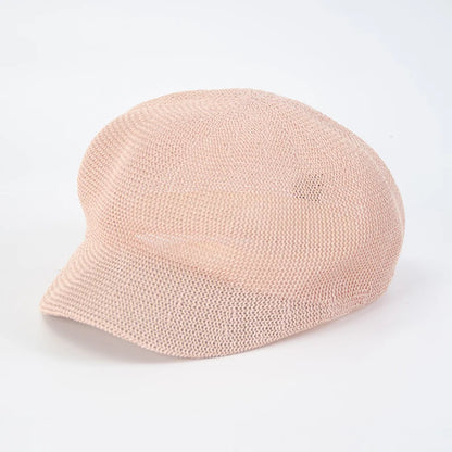 Retro Octagonal Beret Summer Sun Hat