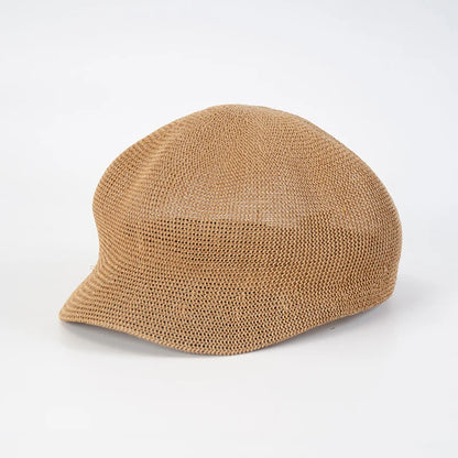 Retro Octagonal Beret Summer Sun Hat