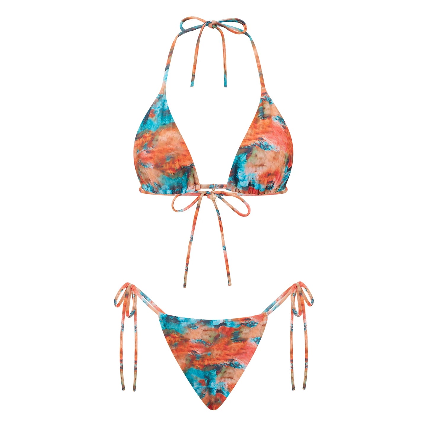 Floral Halter Bikini Set  Chic and Sexy