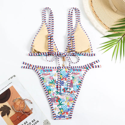 Elegant Lace Bikini & Comfortable Swimwear