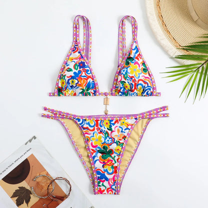 Elegant Lace Bikini & Comfortable Swimwear