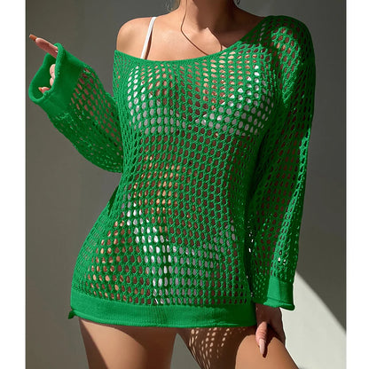 Sexy Knit Beach Cover Up