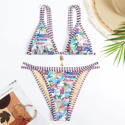 Elegant Lace Bikini & Comfortable Swimwear