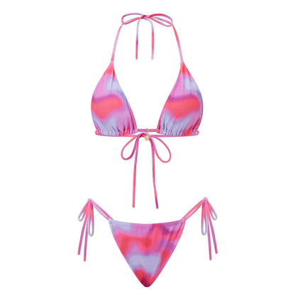 Floral Halter Bikini Set  Chic and Sexy