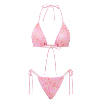 Floral Halter Bikini Set  Chic and Sexy