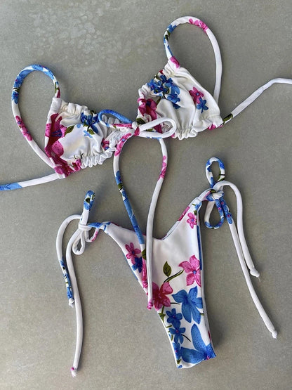 Low Waist Triangle Bikini Set