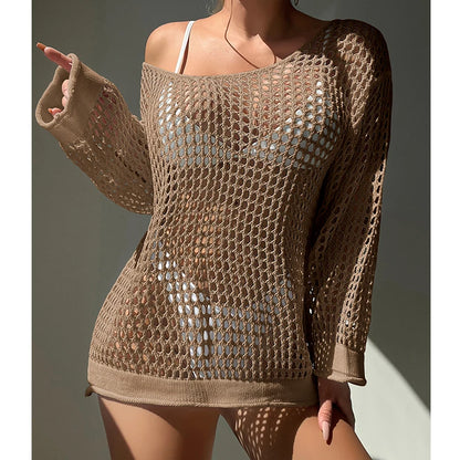 Sexy Knit Beach Cover Up