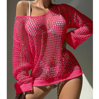 Sexy Knit Beach Cover Up