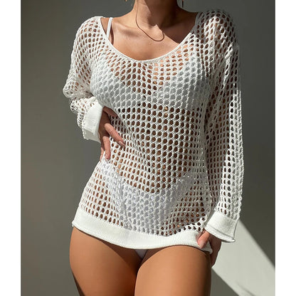 Sexy Knit Beach Cover Up