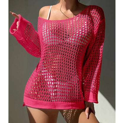Sexy Knit Beach Cover Up